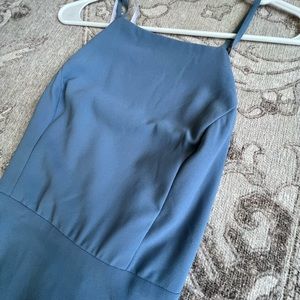 Lulu’s Slate Blue Maxi Dress